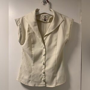 Banned Apparel Sleeveless Button Up Top